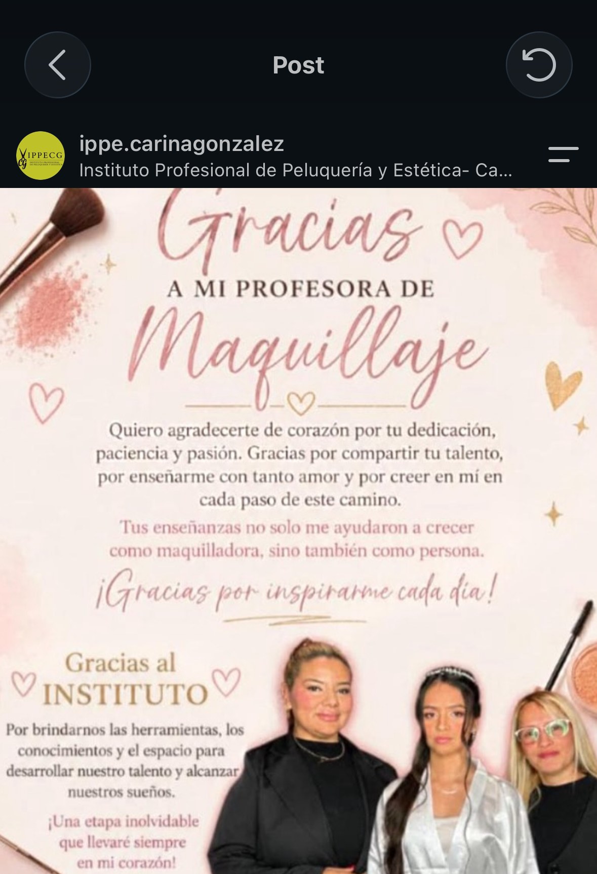 Testimonio de alumno IPPECG 1