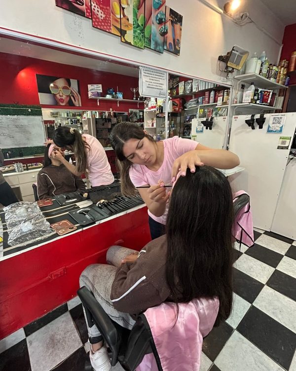 Trabajo de maquillaje de alumnas IPPECG 5