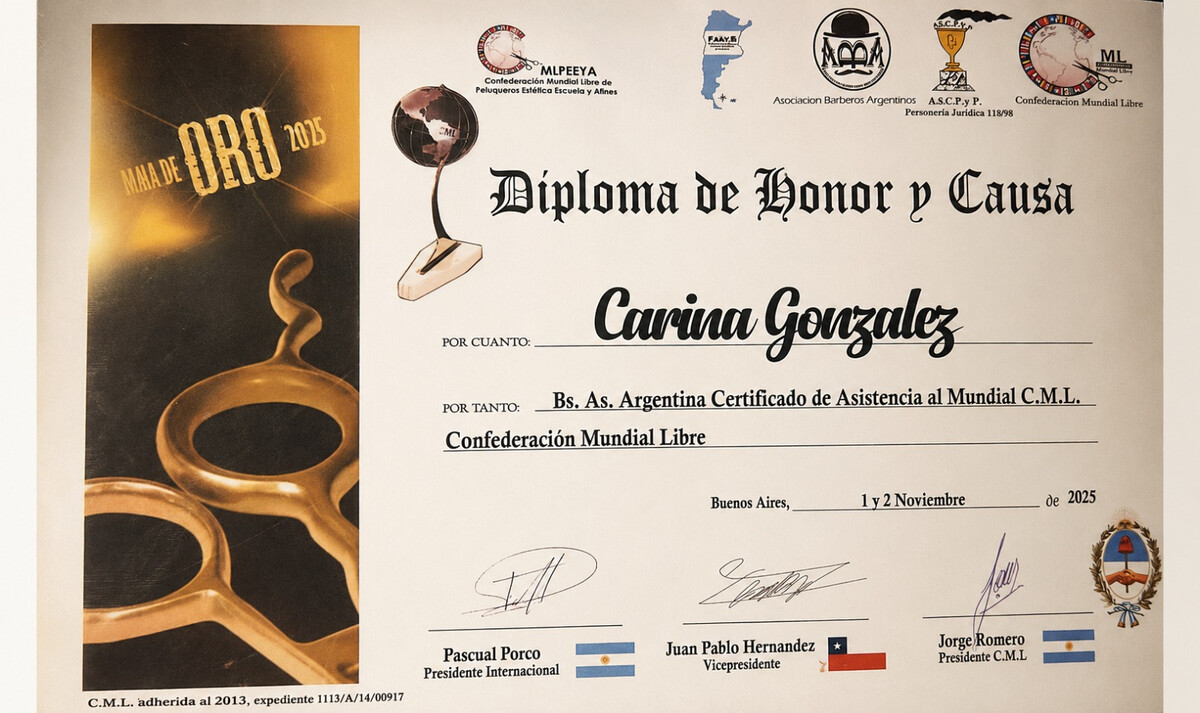 Diploma de Honor y Causa, Confederación Mundial Libre